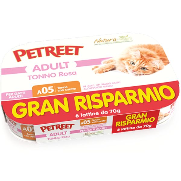 Petreet Natura Cat Maxi Vorrat 6x70 gr