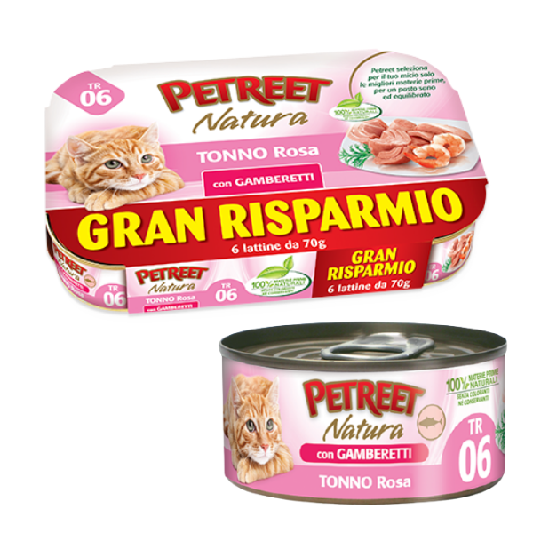 Petreet Natura Cat Maxi Vorrat 6x70 gr