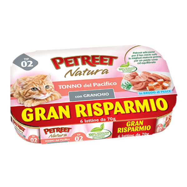 Petreet Natura Cat Maxi Vorrat 6x70 gr