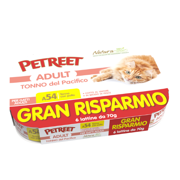 Petreet Natura Cat Maxi Vorrat 6x70 gr